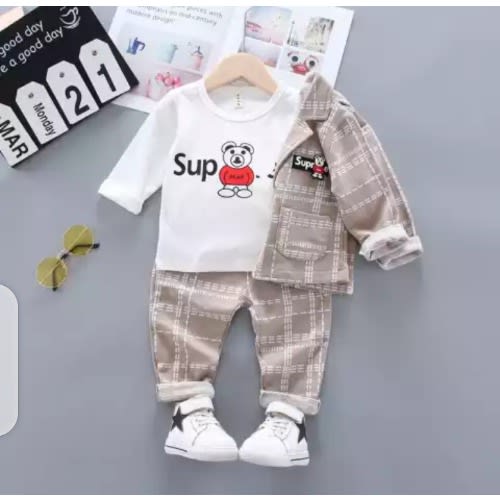 3Pcs Jacket Inner And Trouser