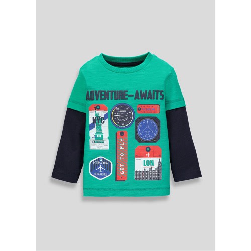 Boy's Mock Sleeve T-shirt