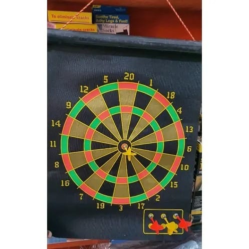 Foldable Magnetic Dart Board Set