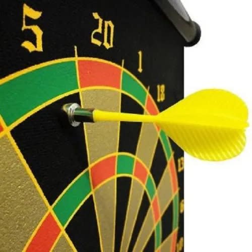 Foldable Magnetic Dart Board Set