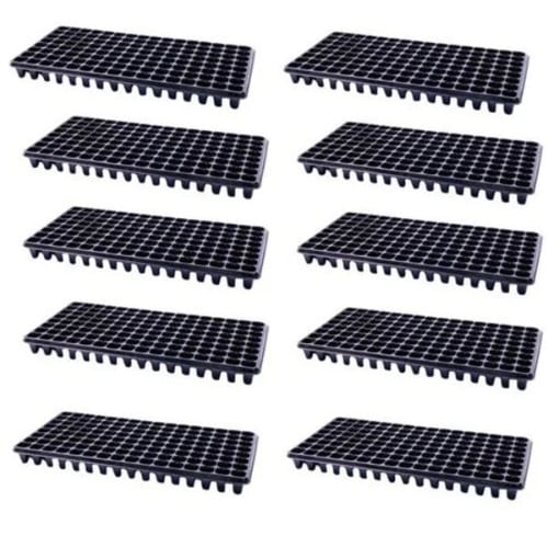 Seedling Tray - 50 Pieces - 128 Holes/ Cells