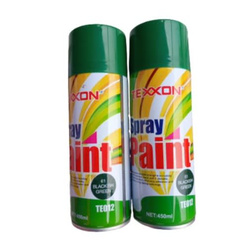 Texxon Spray Paint -  450ml  2Pcs - Blackish Green