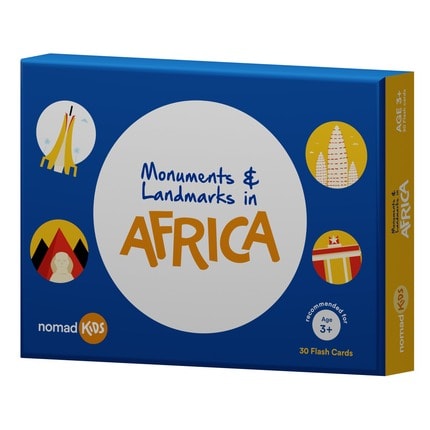 Nomad Kids African Monuments & Landmarks Flashcards - 30Counts