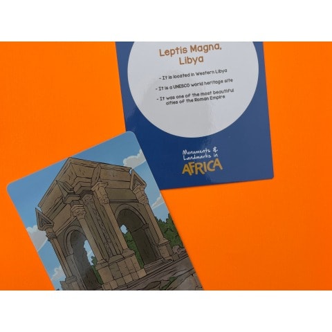 Nomad Kids African Monuments & Landmarks Flashcards - 30Counts