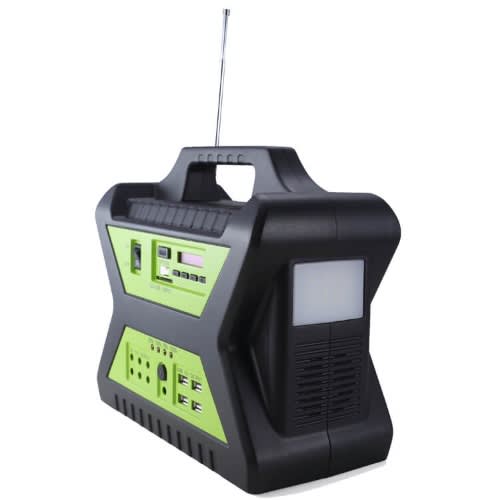 Solar Power Generator With Mp3/fm Radio And 6 Led Super Bright Bulbs