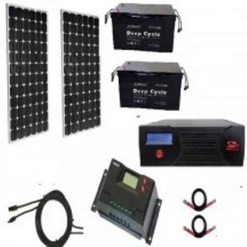2.4kva Solar Kit With 2 Of 100amps Batteries And 2 Of 100watts Solar Panels