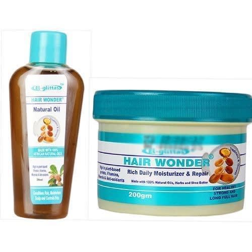 Hair Wonder Cream - 200ml & Oil - 20ml