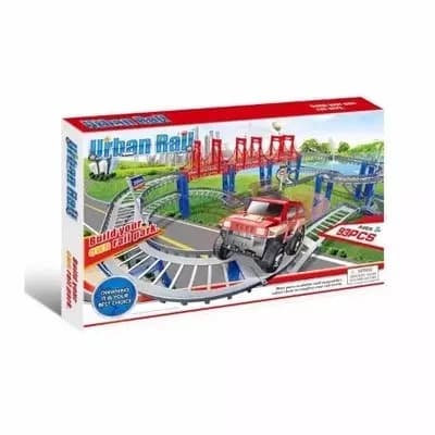 Multi-track Rail Train Set - Multicolour