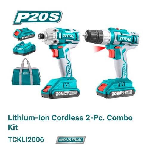 Lithium-ion Cordless 2pcs Combo Kit Tckli2006