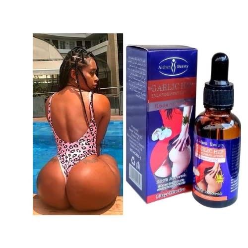 Natural Garlic Hips And Butt Enlargement Oil - 30ml