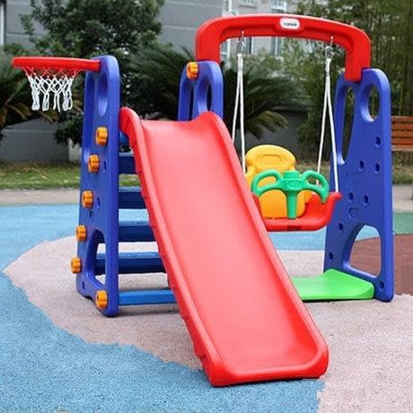 Children Slide And Swing Set