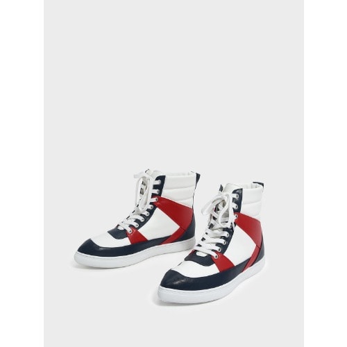 Pointed High Cut Sneakers