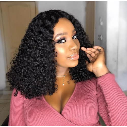 Curly Wig- black