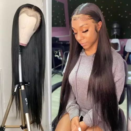 Brazilian Hair Hd 360 Lace Frontal Wig  -20 Inches