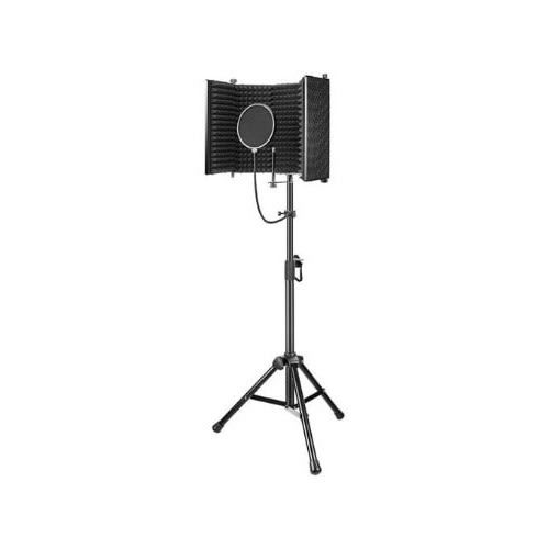 Vocal Booth With Mic Reflection Filter + Pop Filter + Stand