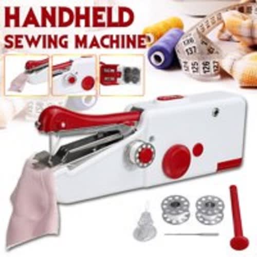Handy Stitch Portable Cordless Sewing Machine -white And Red