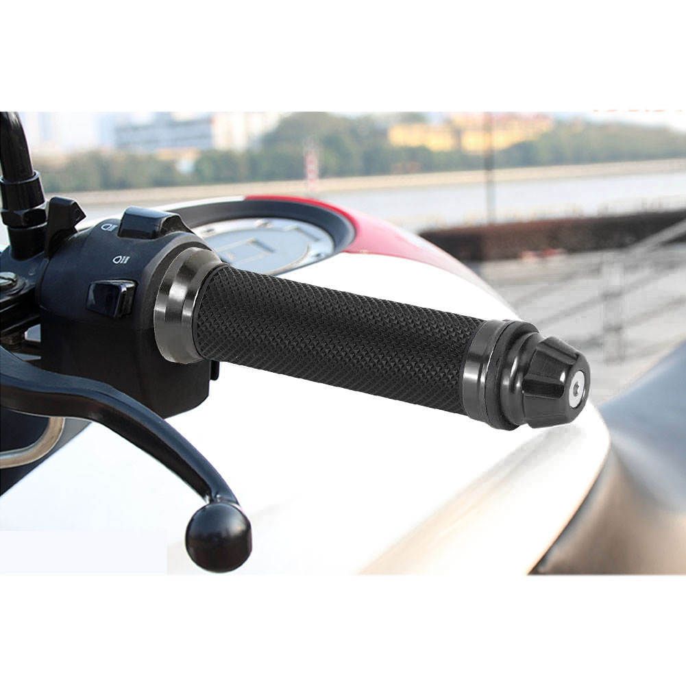 Motorcycle CNC Aluminum Rubber Handlebar Hand Grips For