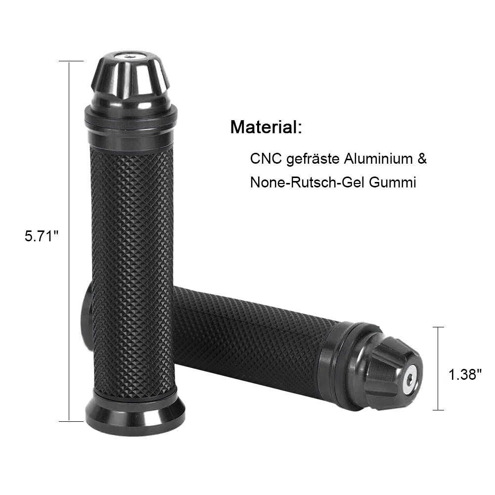 Motorcycle CNC Aluminum Rubber Handlebar Hand Grips For