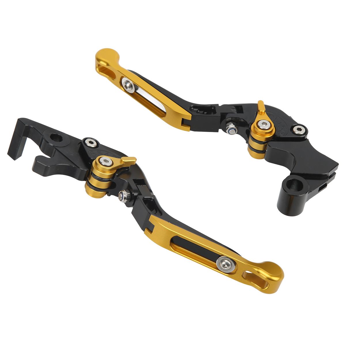 Pair 147mm Motorcycle Folding Short Clutch Brake Lever CNC