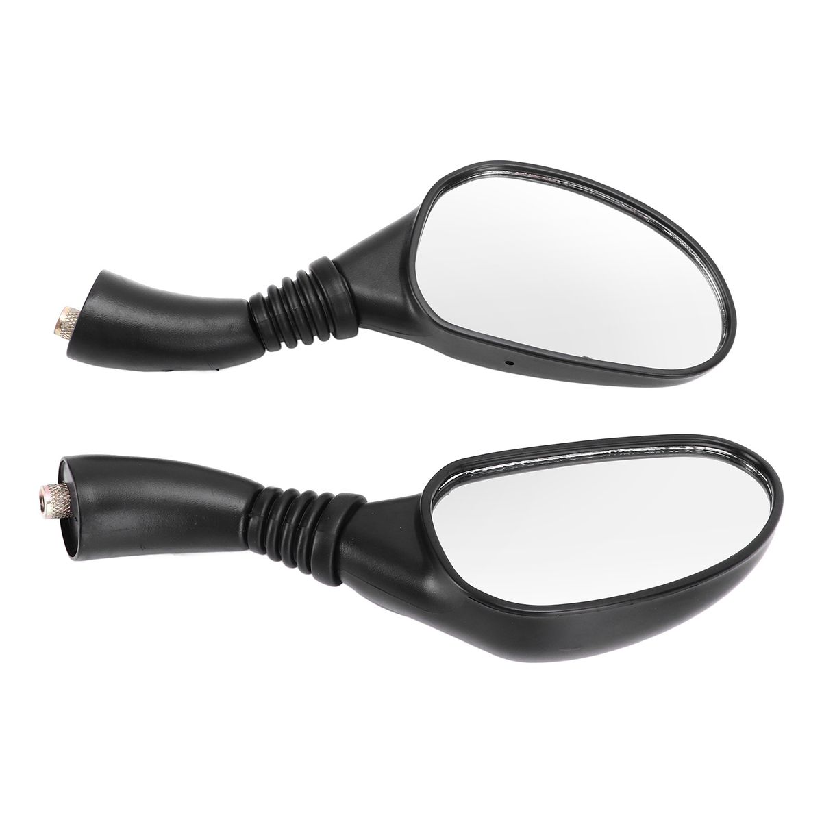 Pair Motorcycle Rear View Mirrors Reflectors Universal