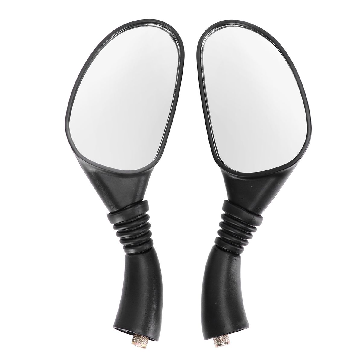 Pair Motorcycle Rear View Mirrors Reflectors Universal
