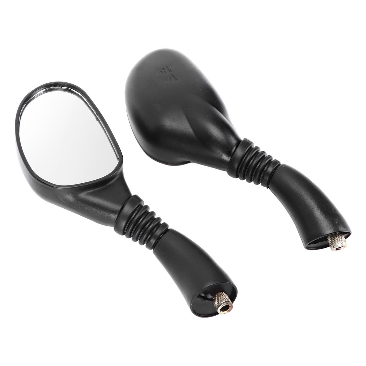 Pair Motorcycle Rear View Mirrors Reflectors Universal