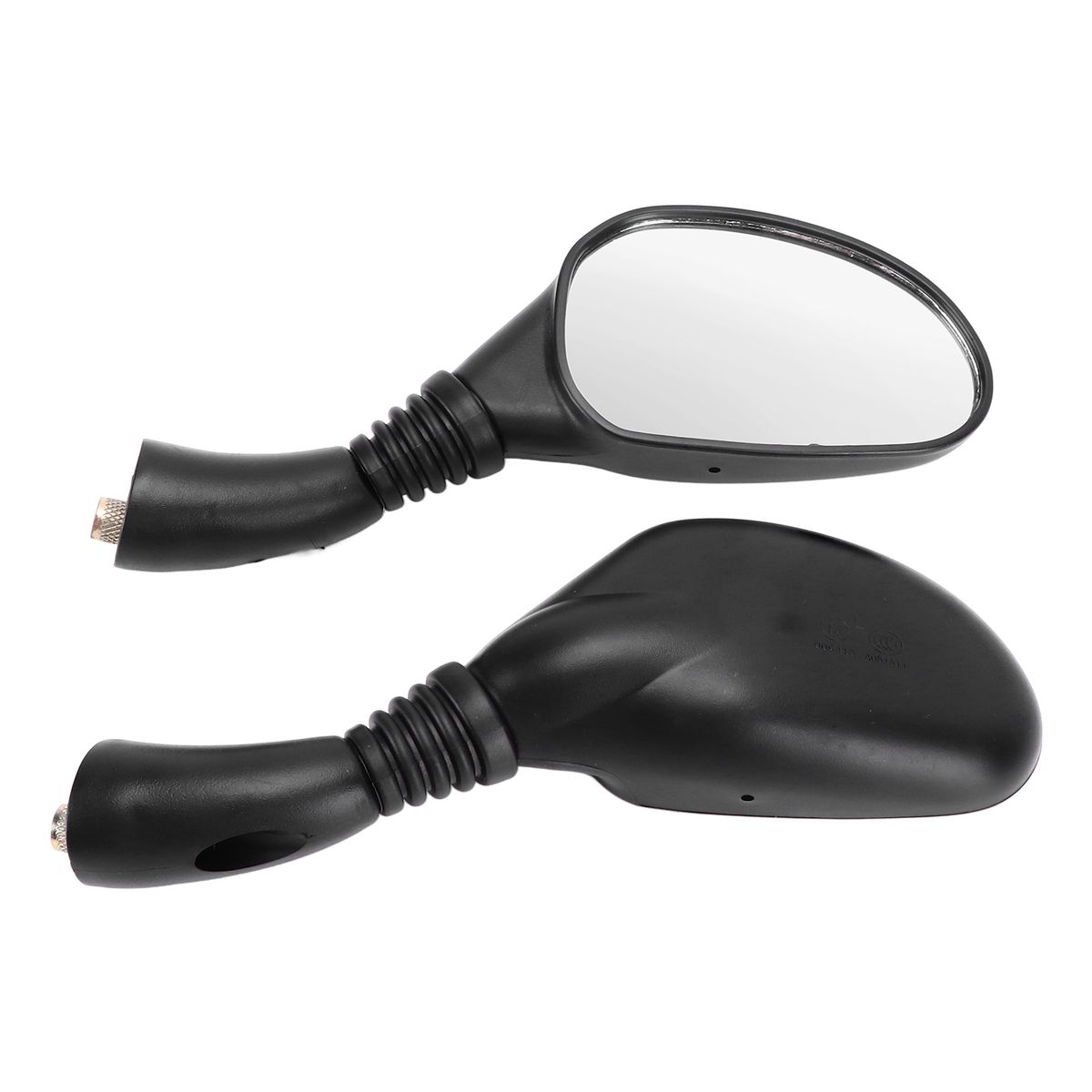 Pair Motorcycle Rear View Mirrors Reflectors Universal