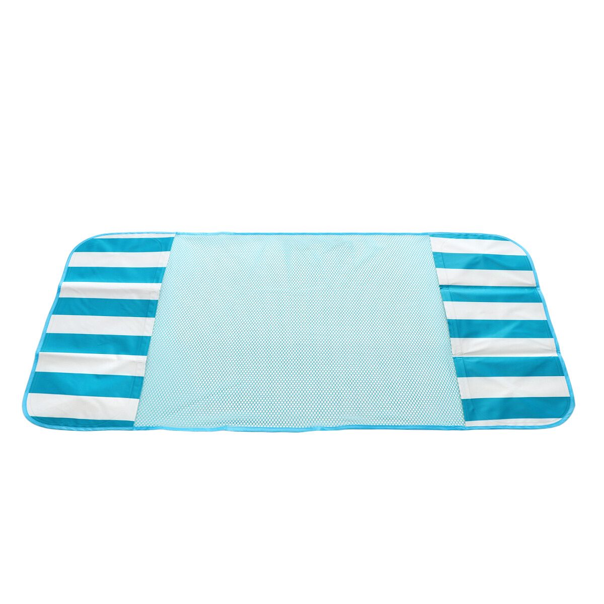 Inflatable Water Hammock Floating Bed Sports Air Mattress Lounge Chair DrifterS Light Blue-Single