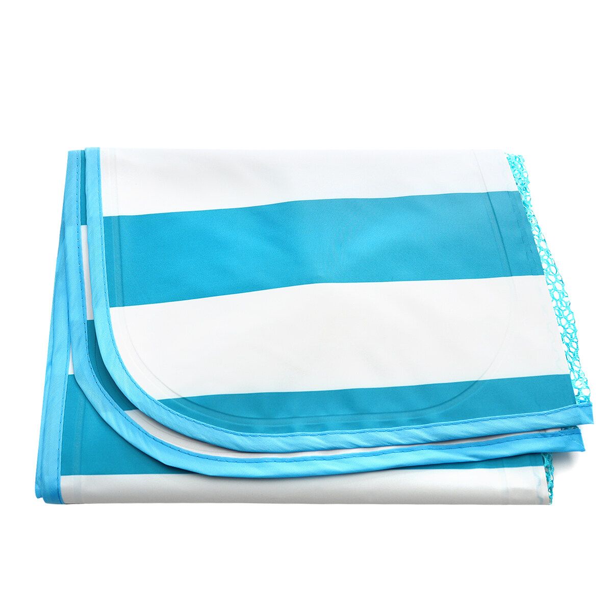 Inflatable Water Hammock Floating Bed Sports Air Mattress Lounge Chair DrifterS Light Blue-Single