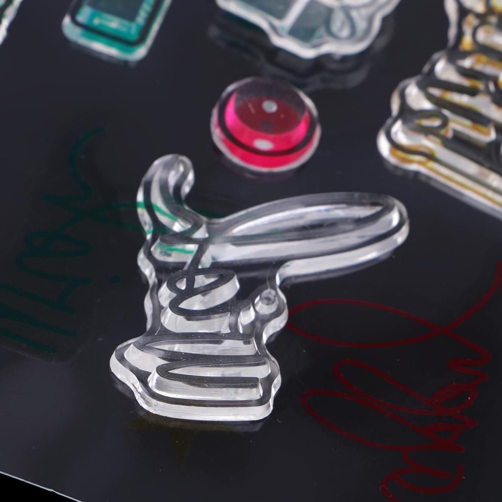 Transparent Clear Silicone Seal Stamp Sheet Kids Crafts