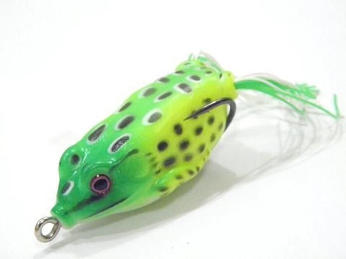 5 Hollow Body Topwater Frogs Fishing Lures Baits With