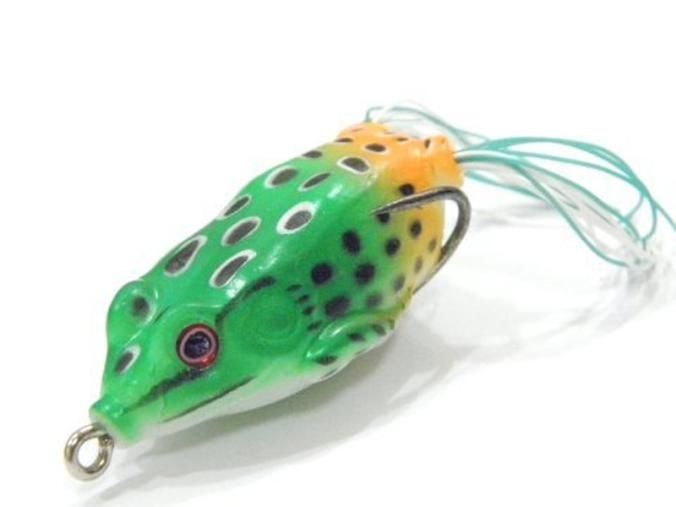 5 Hollow Body Topwater Frogs Fishing Lures Baits With