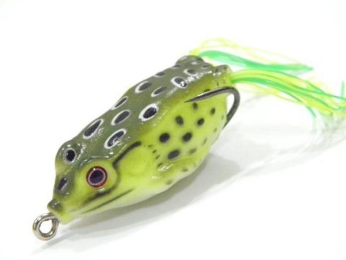 5 Hollow Body Topwater Frogs Fishing Lures Baits With