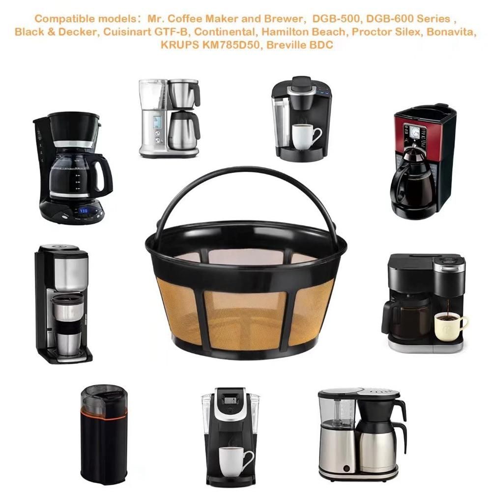 Reusable Coffee Filter, 8-12 Cup Replacement Coffee Filter