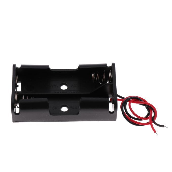 5Piece Plastic AA Battery Holder Storage Cases Protective Cover Box