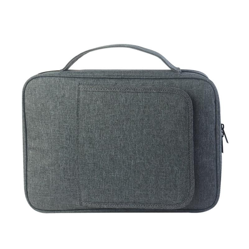 Men's Gray Book Cover Stand Style Organizer Book
