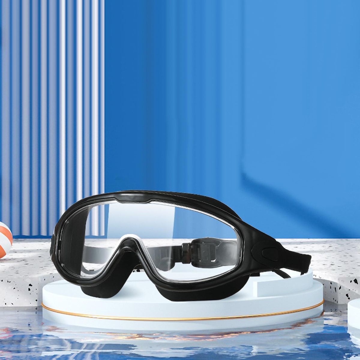Swim Goggles Women Watertight Wide View No Leaking Water
