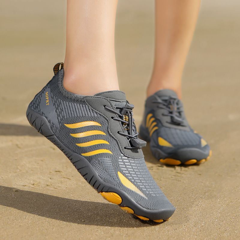 Men's Water Shoes Outdoor Beach Upstream Aqua Shoes Gray