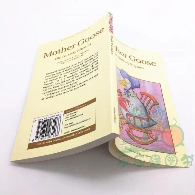Mother Goose By Old Nursery Rhyme Classical Children Reading Story Books Educational Toys Learn In English