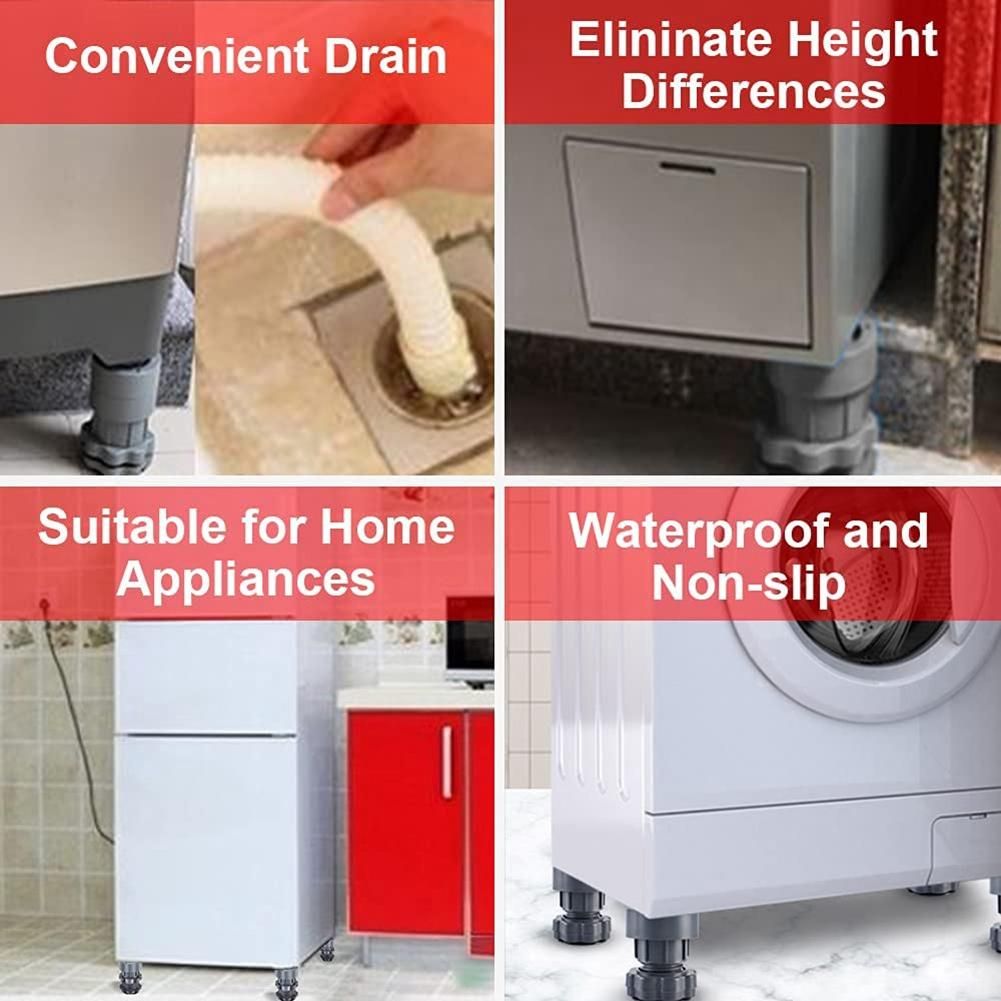 Washing Machine Foot Pads Support Adjustable Highly