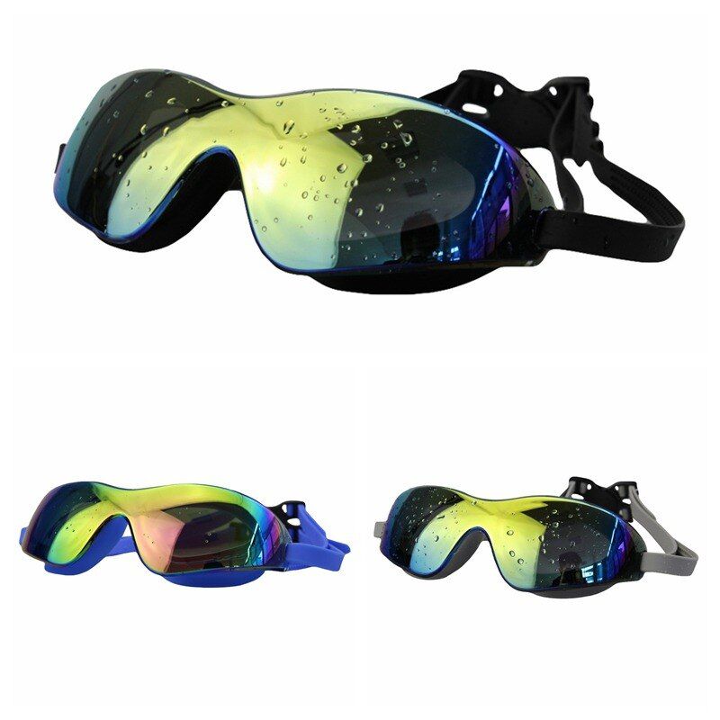 Waterproof Uv Protection Googles Swim Eye Wear Anti-Fog Big