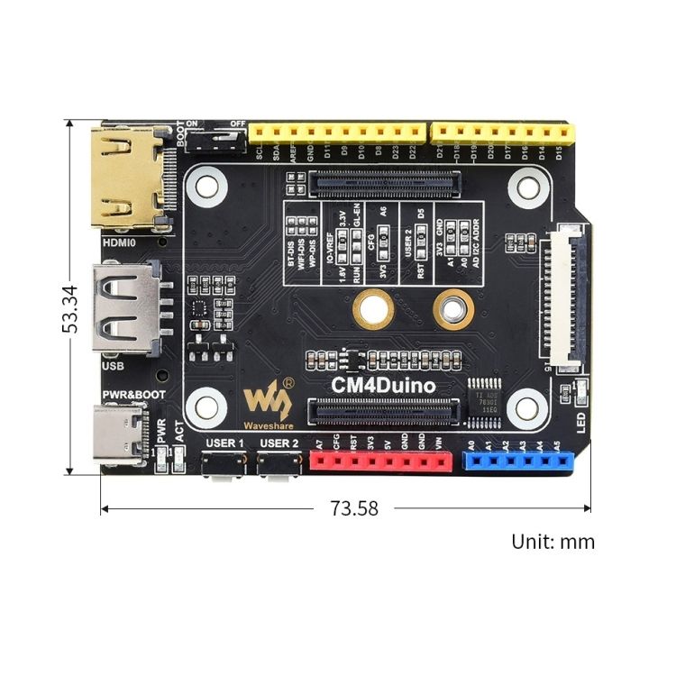 Arduino Compatible Base Board For Raspberry Pi CM4