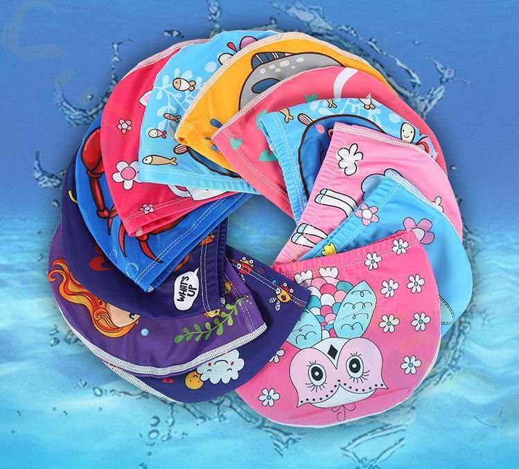 Cartoon Animal Children Swimming Cap Girls Boys Swimming