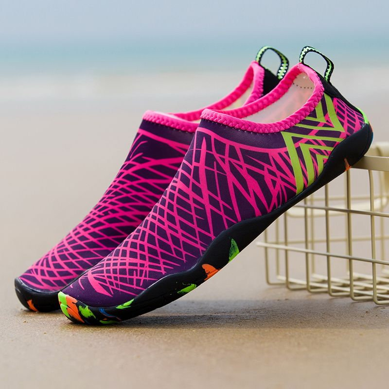 Big Size Water Shoes Beach Diving Yoga Shoes-Purple