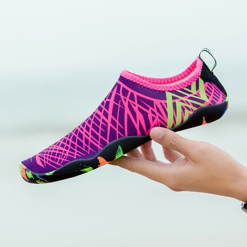 Big Size Water Shoes Beach Diving Yoga Shoes-Purple