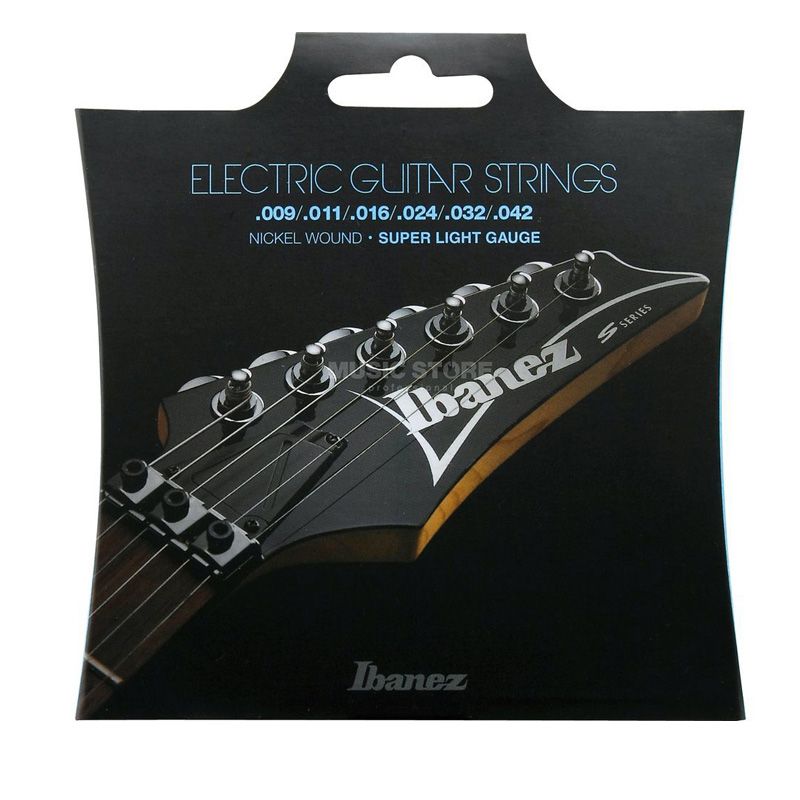 Ibanez Nickel Wound Electric Guitar Strings, Balanced Tension, Ibanez Mikro, 7-String