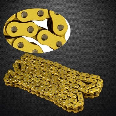 Motorcycle Motocross Universal Gold Drive Chain Link Oil Seals FOR DID O-ring DZ 520 525 530 Chain X 120 LINKS 520X120links