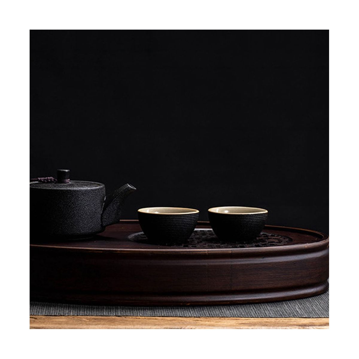 Bamboo Tea Tray Household Simple Bamboo Tray Tea Set