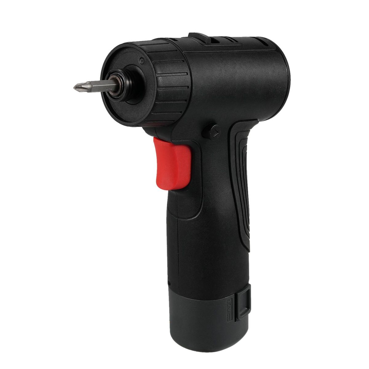 12V Brushless Screwdriver Lithium Electric Drill Rechargeable Hand Drill Screwdriver Electric Tool Torque Drill Kit Black 2Batteries 14 Sockets 4Pcs Drill Bits
