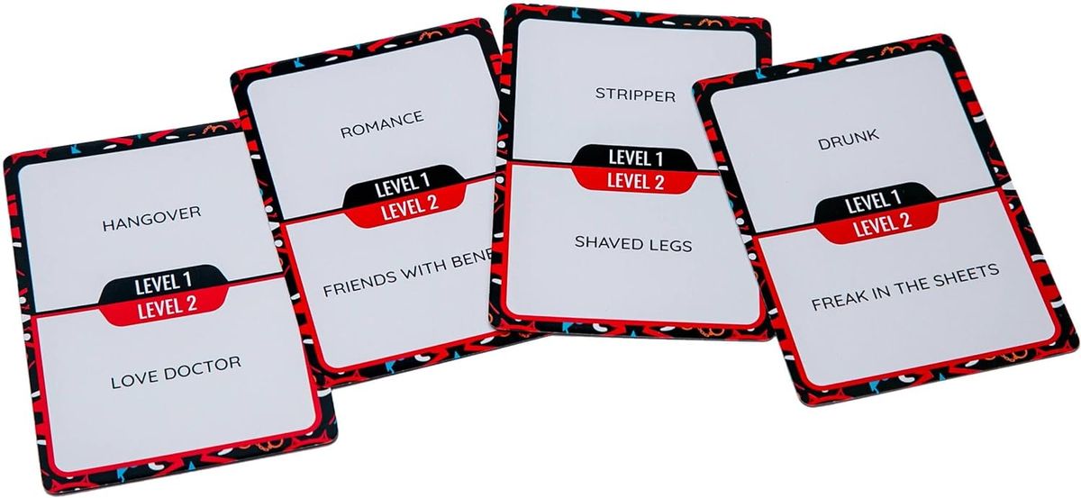 Wild Charades Adults Party Game Cards (21+)